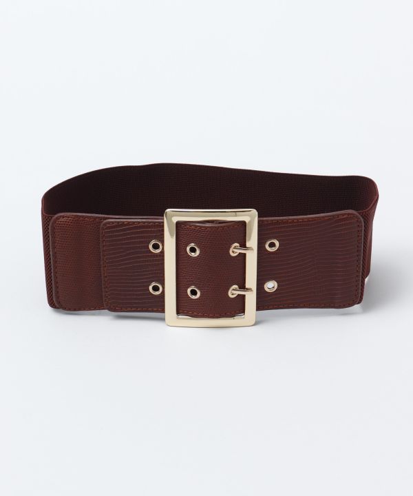 四角の革帯ベルト