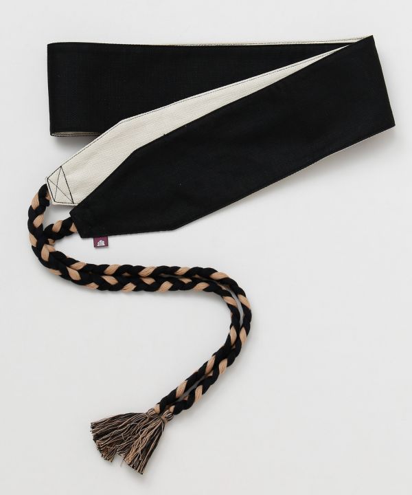 綿と麻リバーシブル帯ベルト